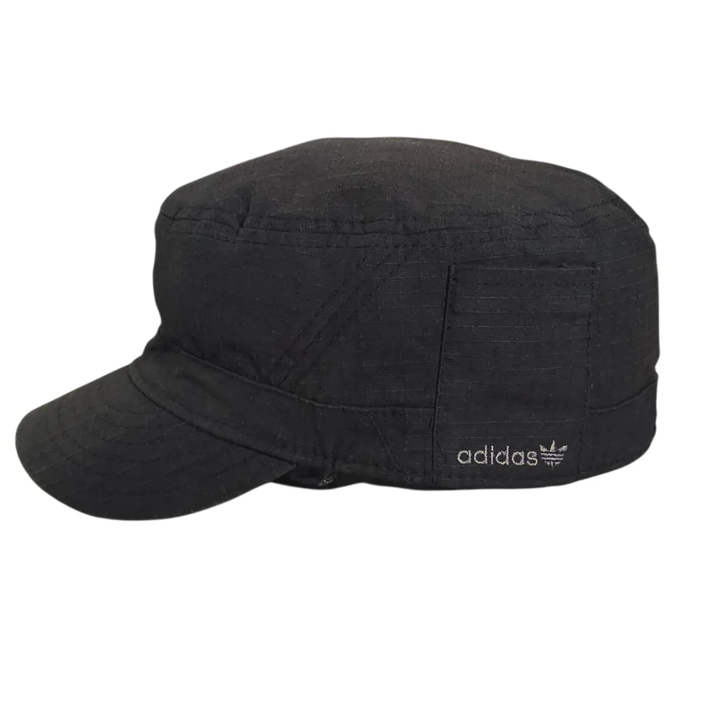 Adidas Vintage 2002 Trefoil Ripstop Military Cadet Cap Men's LG\XL - Picture 4 of 10